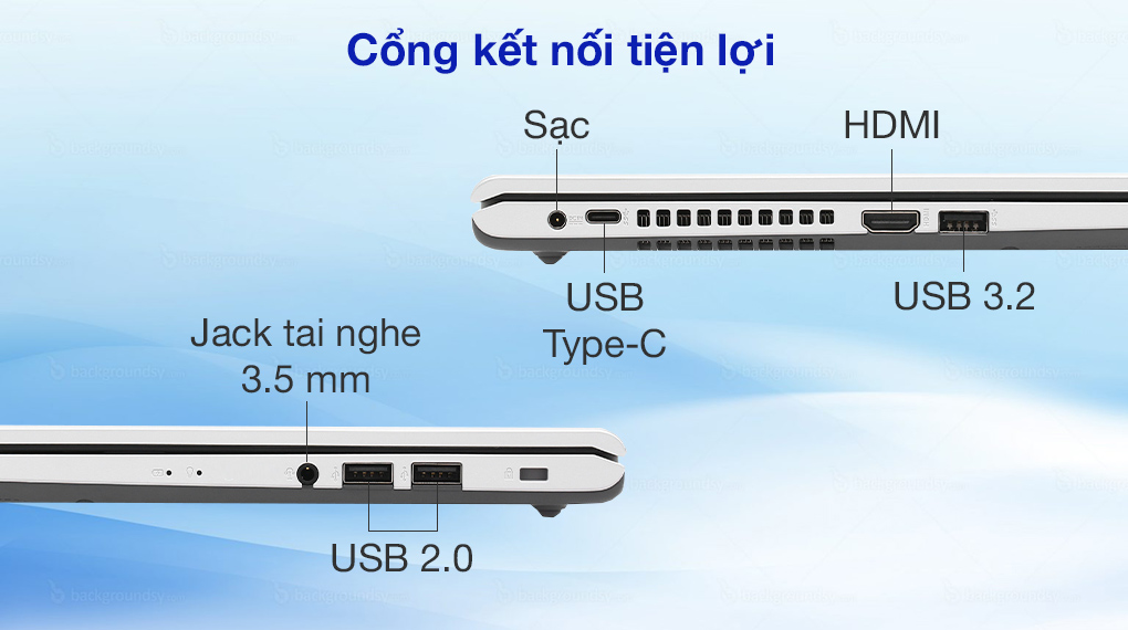 Asus VivoBook X515EP i5 1135G7 (BQ186T) - Cổng kết nối