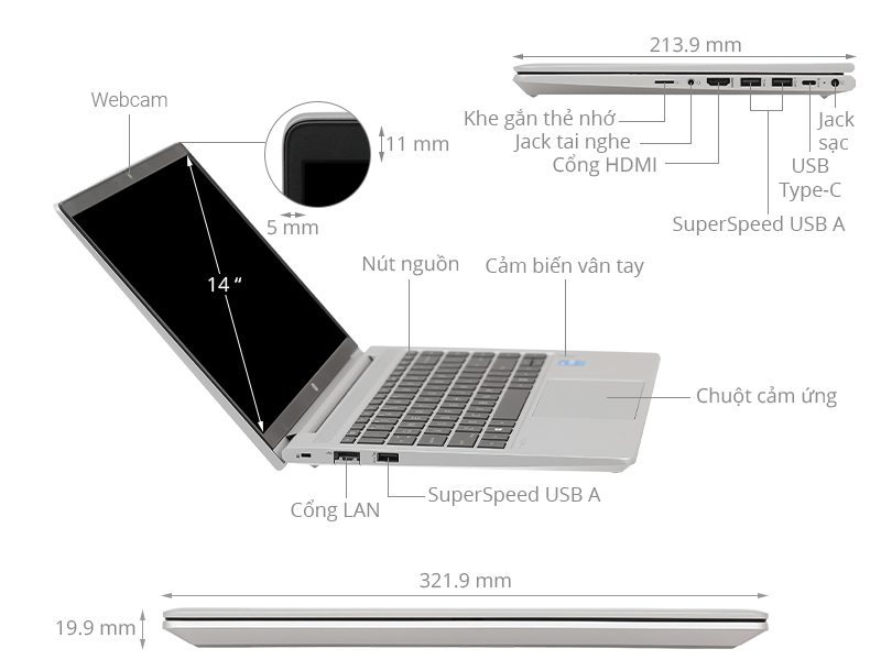 HP Probook 440 G8 i5 1135G7/4GB/512GB/Win10 (2H0S5PA)