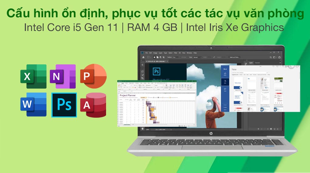 Laptop HP Probook 440 G8 i5 1135G7/4GB/512GB/Win10 (2H0S5PA)