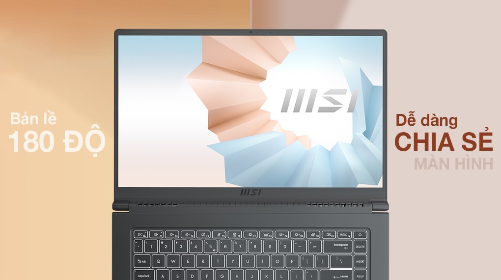 Laptop MSI Modern 15 A11MU i5 1155G7/8GB/512GB/Túi/Chuột/Win10 (680VN)