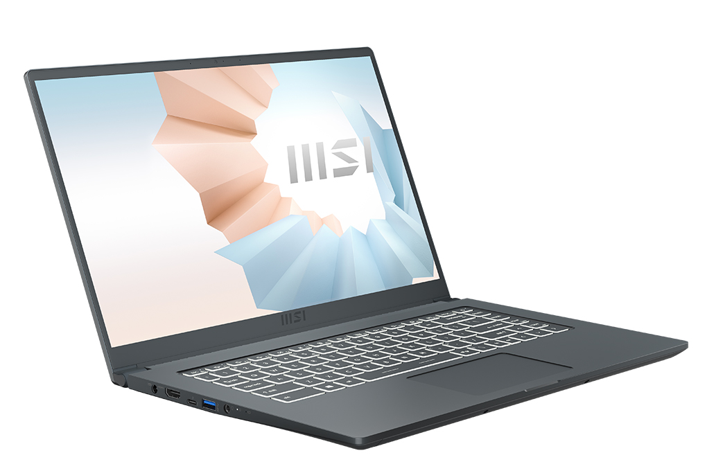 Bán laptop MSI Modern 15 A11MU i5 1155G7/8GB/512GB/Túi/Chuột/Win10 (680VN)