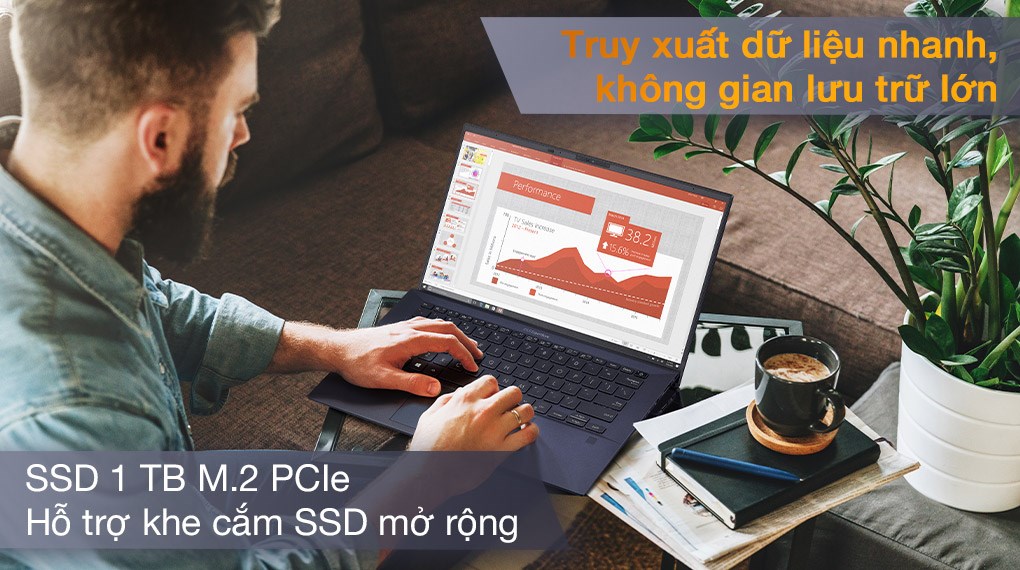 Laptop Asus ExpertBook B9400CEA i7 1165G7/16GB/1TB SSD/Cáp/Túi/Win10 (KC0790T)