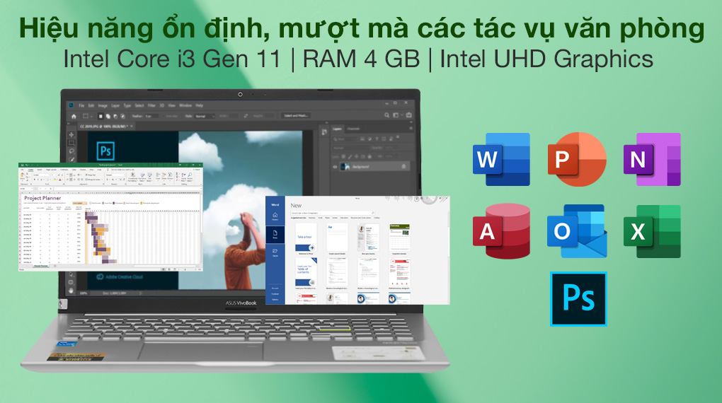 Asus VivoBook A515EA i3 1115G4 (BQ1530T) - Cấu hình Asus VivoBook A515EA i3 1115G4 (BQ1530T) - Cấu hình