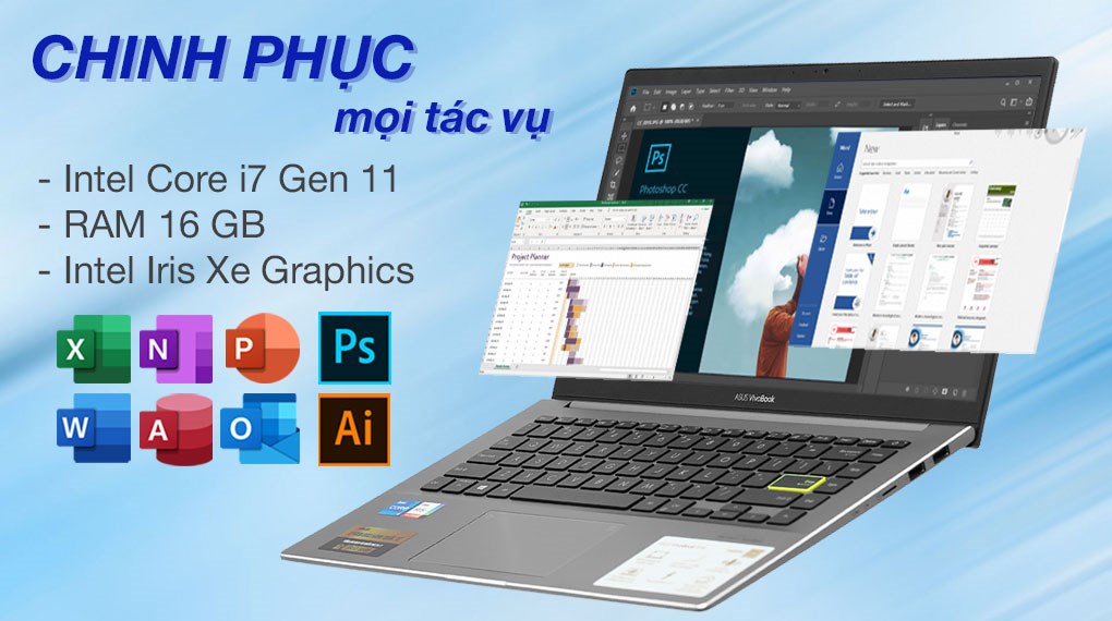 Laptop Asus VivoBook S433EA i7 1165G7/16GB/512GB/Win10 (AM885T) - 4