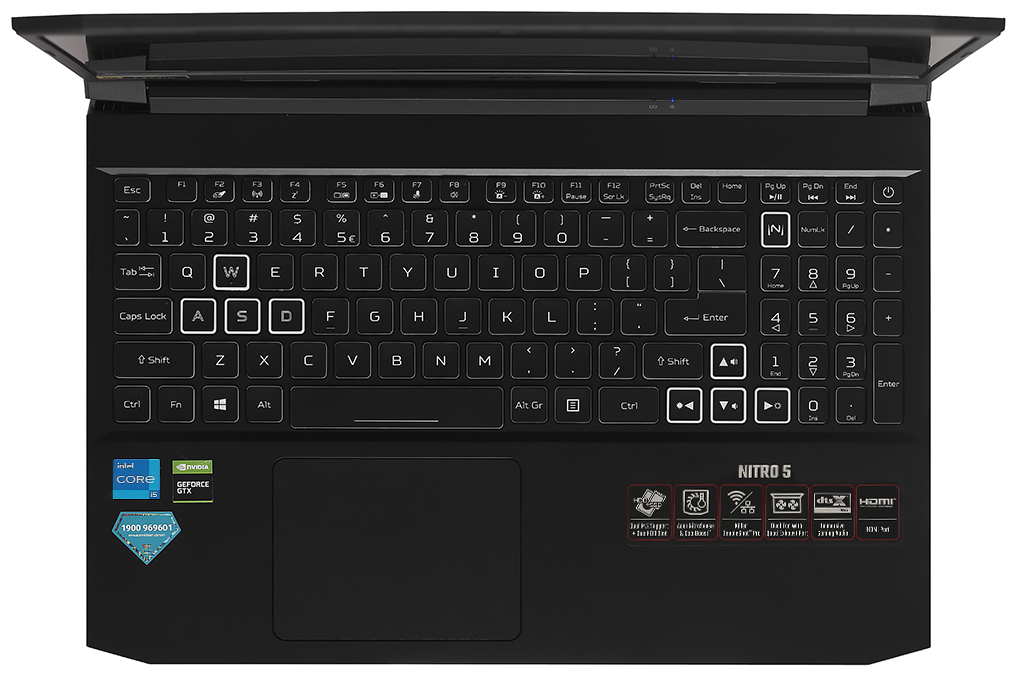Bán laptop Acer Nitro 5 Gaming AN515 57 54AF i5 11400H/16GB/512GB/4GB RTX3050/144Hz/Win11 (NH.QENSV.004)