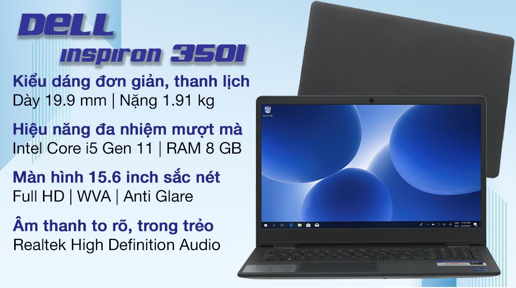 Laptop Dell Inspiron 3501 i5 1135G7 (70253897) | Giá rẻ, trả góp