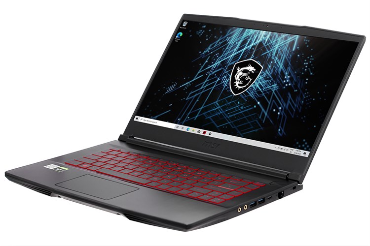 Laptop MSI Gaming GF63 Thin 10SC i7 10750H/8GB/512GB/4GB GTX1650 Max-Q/144Hz/Balo/Chuột/Win10 (480VN) Màu Đen