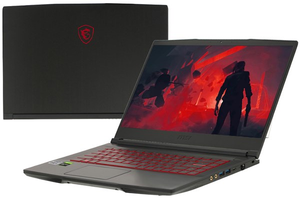 Laptop MSI Gaming GF63 Thin 10SC i7 10750H/8GB/512GB/4GB GTX1650 Max-Q/144Hz/Balo/Chuột/Win10 (480VN)