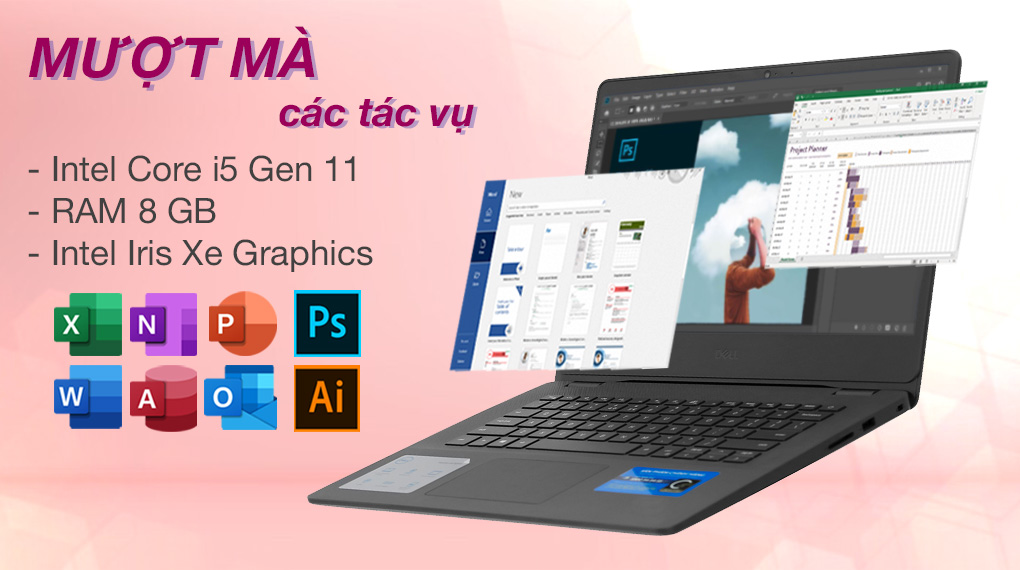 Laptop Dell Vostro 3400 i5 1135G7 (70253900) | Chính hãng, giá rẻ