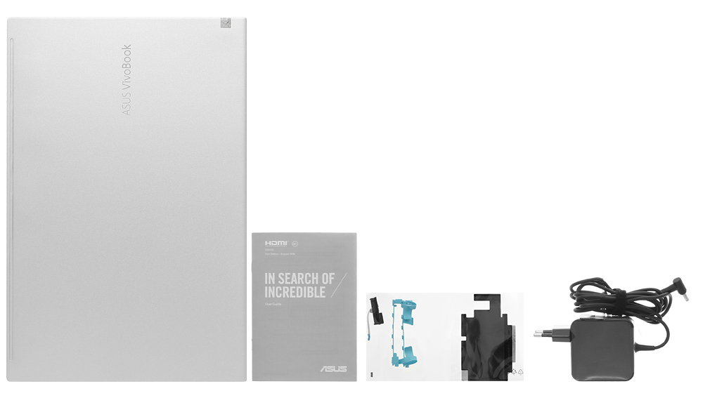 Bộ sản phẩm gồm: Sách hướng dẫn, Thùng máy, Sạc Laptop Asus