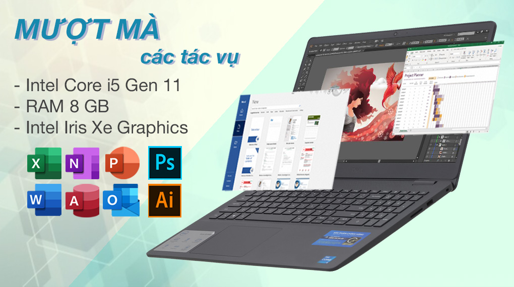 Dell Vostro 3500 i5 1135G7 (7G3983) - Cấu hình