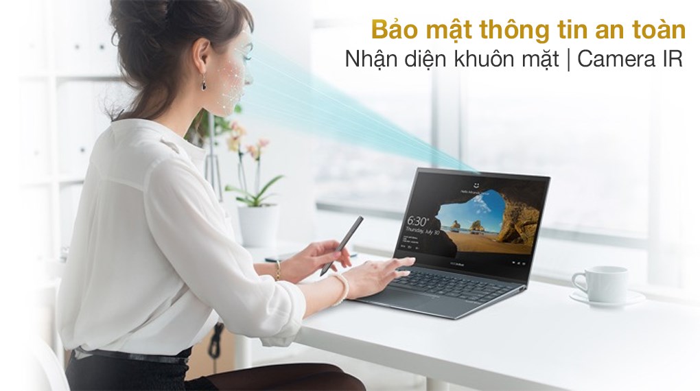 Laptop Asus ZenBook Flip UX363EA i7 1165G7/16GB/512GB/OLED/Touch/Pen/Cáp/Túi/Win10 (HP548T)