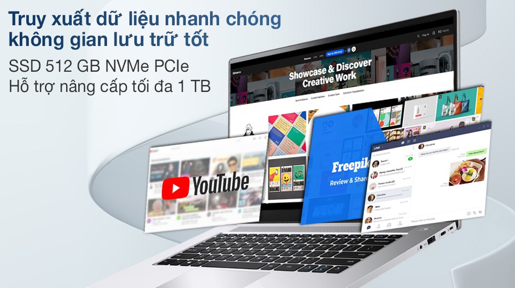 Laptop Intel NUC M15 Kit i7 1165G7/16GB/512GB/Touch/Win10 (BBC710ECUXBC1)