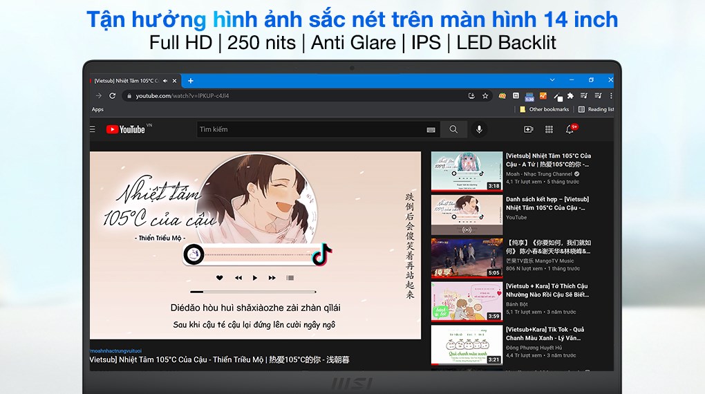 Laptop MSI Modern 14 B11MOU i3 1115G4/8GB/256GB/Win10 (849VN)