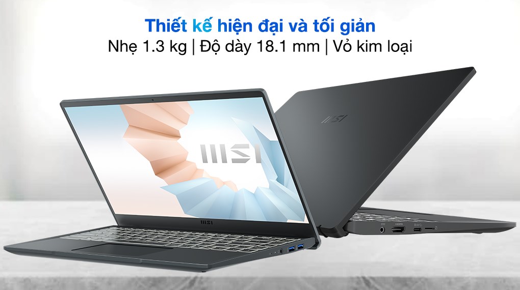 Laptop MSI Modern 14 B11MOU i3 1115G4/8GB/256GB/Win10 (849VN)