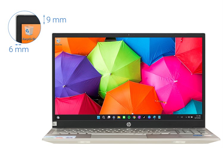 Laptop HP Pavilion 15 eg0505TX i5 1135G7/8GB/512GB/2GB MX450/Win11 (46M03PA) Màu Vàng