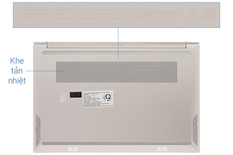 Laptop HP Pavilion 15 eg0504TU i7 1165G7/8GB/512GB/Win11 (46M00PA) Màu Vàng