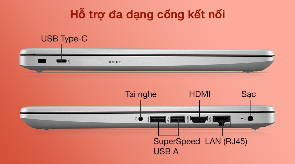 HP 240 G8 i3 1005G1 (519A7PA) - Cổng kết nối