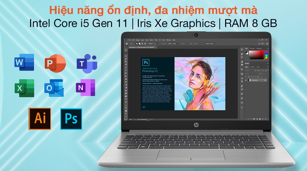 Laptop HP 240 G8 i5 1135G7/8GB/512GB/Win10 (518V7PA)