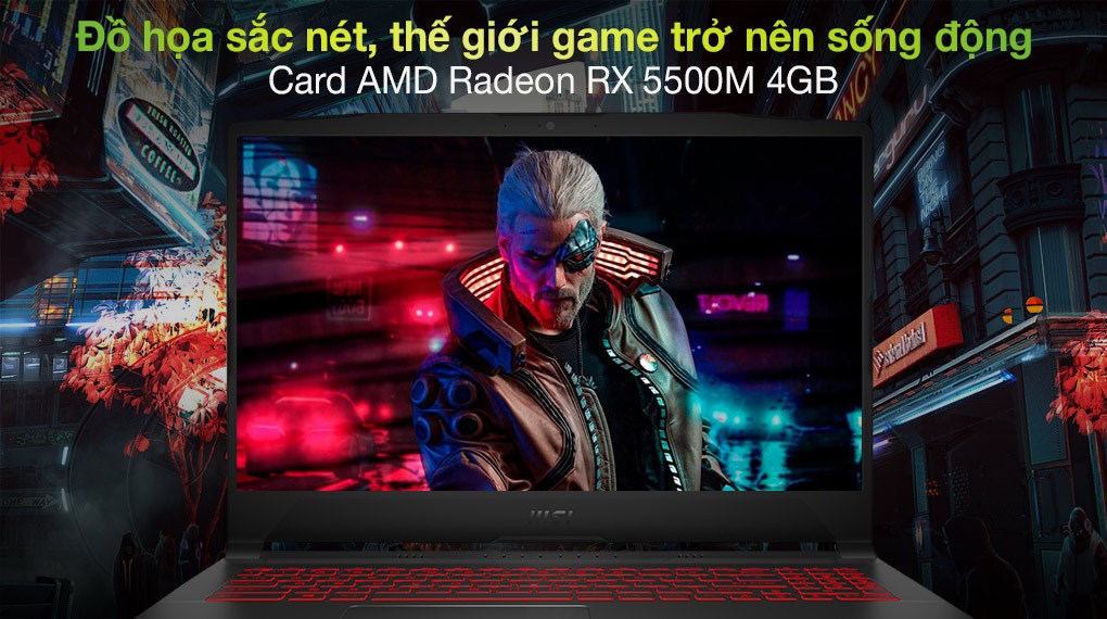 Laptop MSI Gaming Bravo 15 B5DD R5 5600H/8GB/512GB/4GB RX5500M/144Hz/Balo/Chuột/Win10 (084VN)