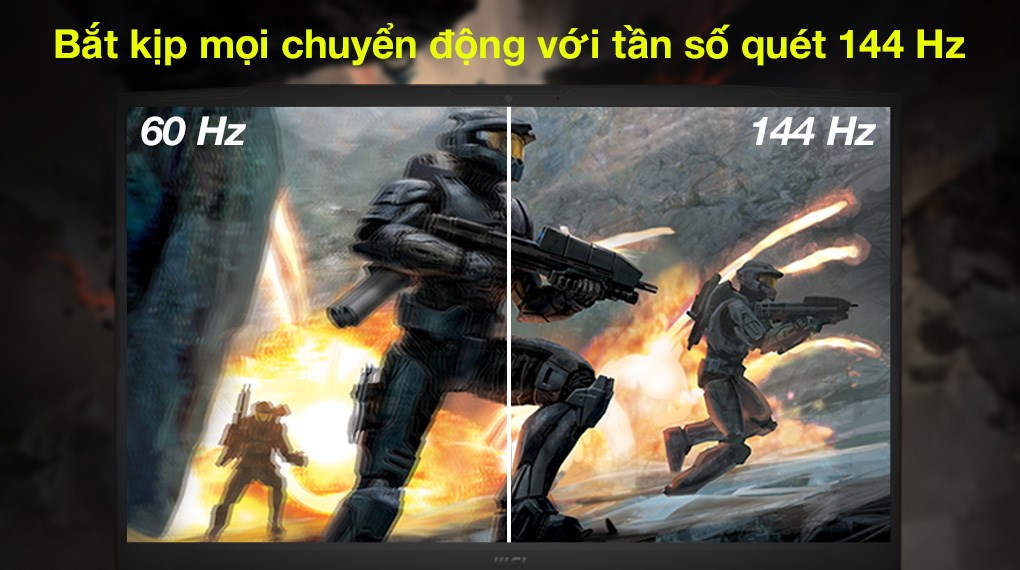 Laptop MSI Katana GF76 11UC i7 11800H/8GB/512GB/4GB RTX3050/144Hz/Balo/Chuột/Win10 (441VN)