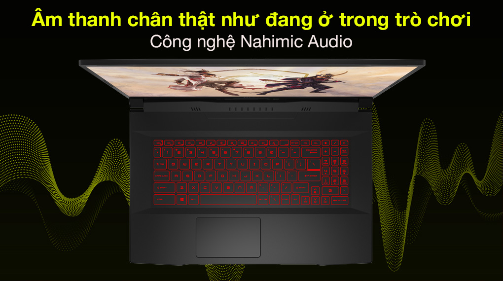 MSI Katana GF76 11UC i7 11800H (441VN) - Âm thanh