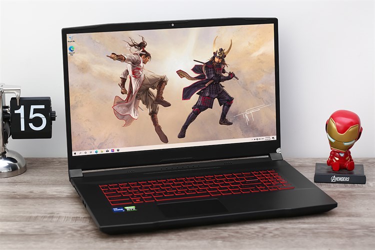 Laptop MSI Katana GF76 11UC i7 11800H/8GB/512GB/4GB RTX3050/144Hz/Balo/Chuột/Win10 (441VN) Màu Đen