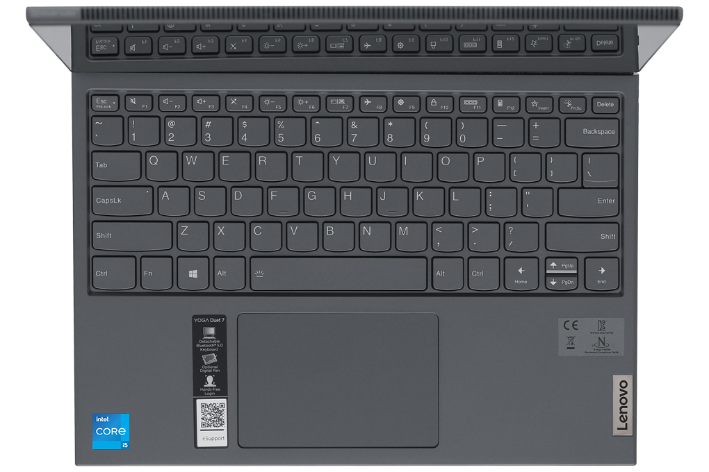 Laptop Lenovo Yoga Duet 7 13ITL6 i5 1135G7/8GB/512GB/Touch/Pen/Win10 (82MA000PVN) Màu Xám