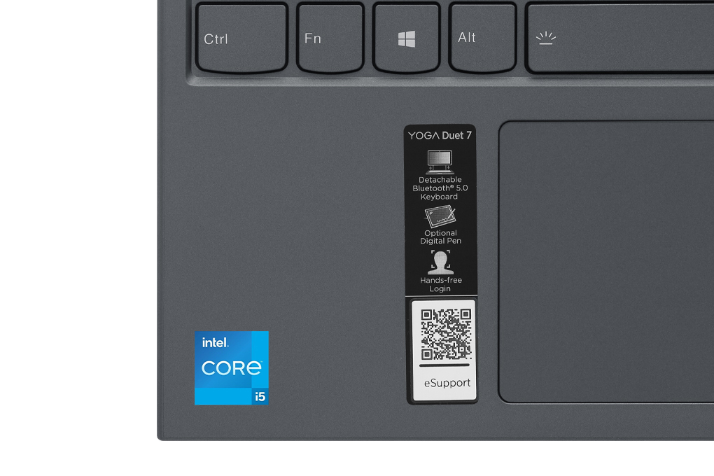 Laptop Lenovo Yoga Duet 7 13ITL6 i5 1135G7/8GB/512GB/Touch/Pen/Win10 (82MA000PVN) Màu Xám