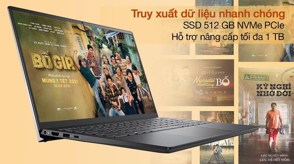 Laptop Dell Vostro 5415 R5 5500U/8GB/512GB/Office H&S2019/Win10 (V4R55500U015W)