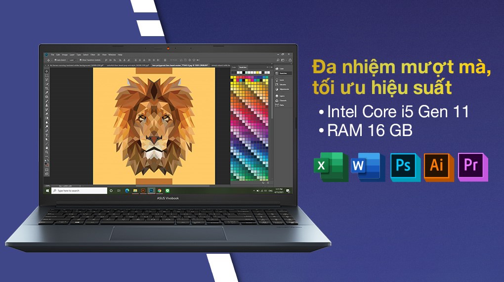 Laptop Asus VivoBook Pro 15 OLED K3500PC i5 11300H/16GB/512GB/4GB RTX3050/Win10 (L1045T)