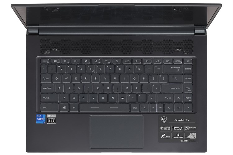 Laptop MSI Gaming Stealth 15M A11UEK i7 11375H/16GB/512GB/6GB RTX3060 Max-Q/144Hz/Balo/Chuột/Win10 (254VN) Màu Đen