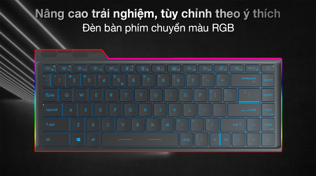 MSI Gaming Stealth 15M A11UEK i7 11375H (254VN) - Bàn phím