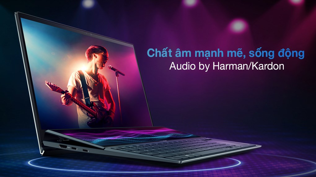 Laptop Asus ZenBook Duo UX482EA i7 1165G7/16GB/1TB SSD/Touch/Pen/Túi/Stand/Win10 (KA268T)