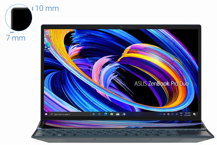 Laptop Asus ZenBook Duo UX482EA i7 1165G7/16GB/1TB SSD/Touch/Pen/Túi/Stand/Win10 (KA268T) Màu Xanh đen