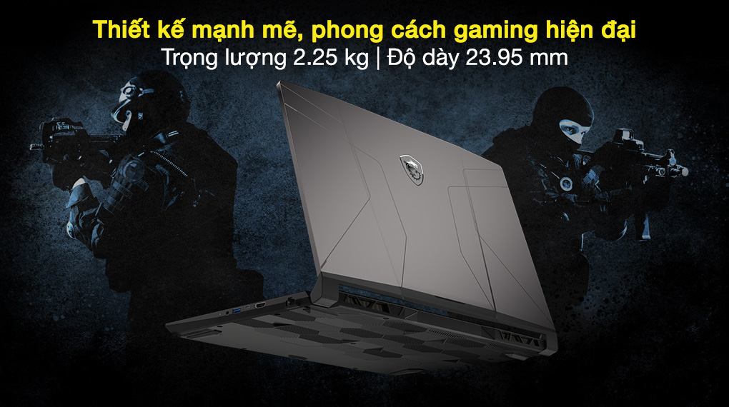 MSI Gaming Pulse GL66 11UDK i7 11800H (816VN) - Thiết kế