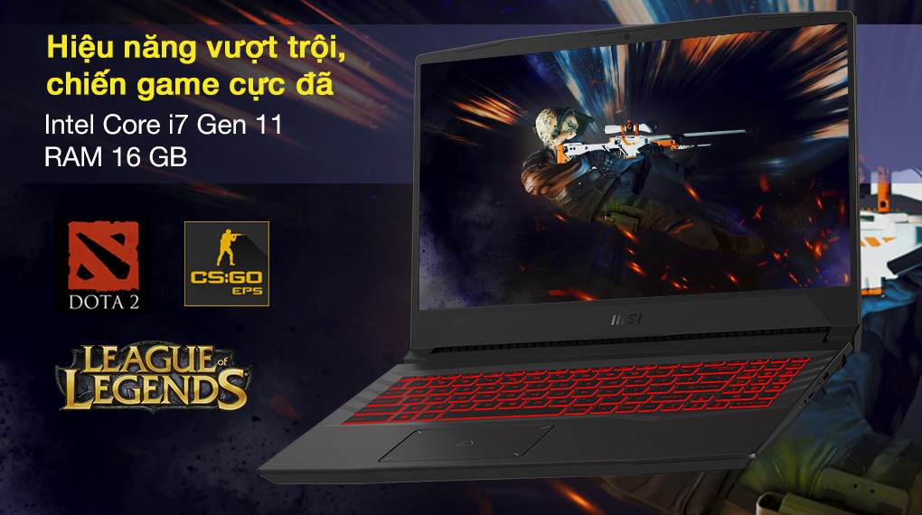 MSI Gaming Pulse GL66 11UDK i7 11800H (816VN) - Cấu hình