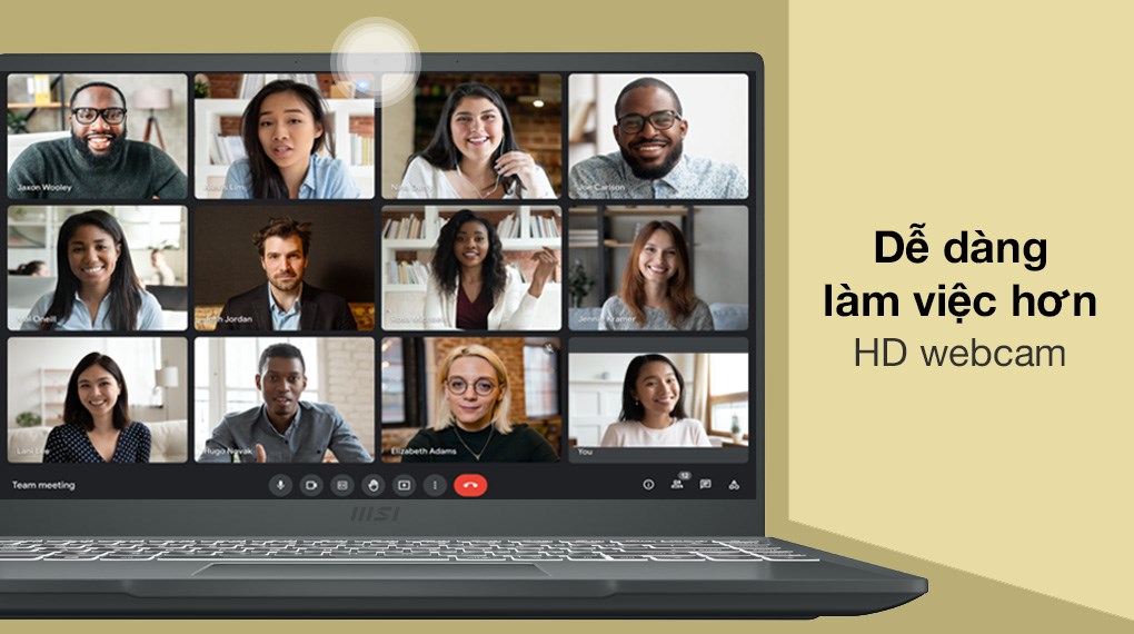 Laptop MSI Modern 14 B11MOU i7 1195G7/8GB/512GB/Túi/Chuột/Win10 (847VN)