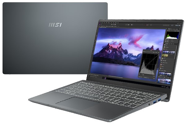 Laptop MSI Modern 14 B11MOU i7 1195G7/8GB/512GB/Túi/Chuột/Win10