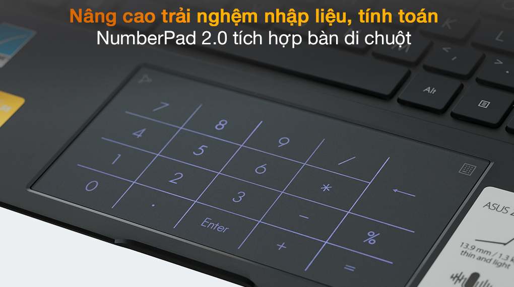 Asus ZenBook Flip UX363EA i5 1135G7 (HP532T) - NumberPad