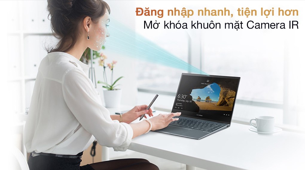 Laptop Asus ZenBook Flip UX363EA i5 1135G7/8GB/512GB/Touch/Pen/Cáp/Túi/Win11 (HP726W)