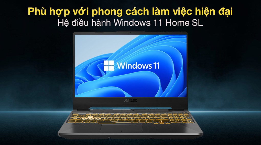 Laptop Asus TUF Gaming FX506HCB i5 11400H/8GB/512GB/4GB RTX3050/144Hz/Win11 (HN1138W)