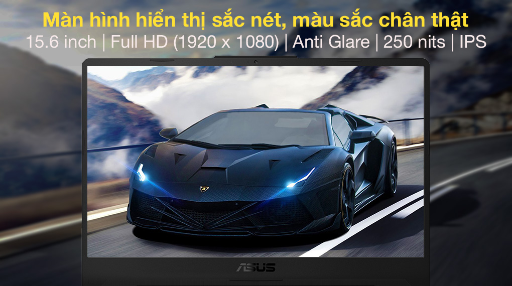 Asus TUF Gaming FX506HCB i5 11400H (HN1138W) - Màn hình