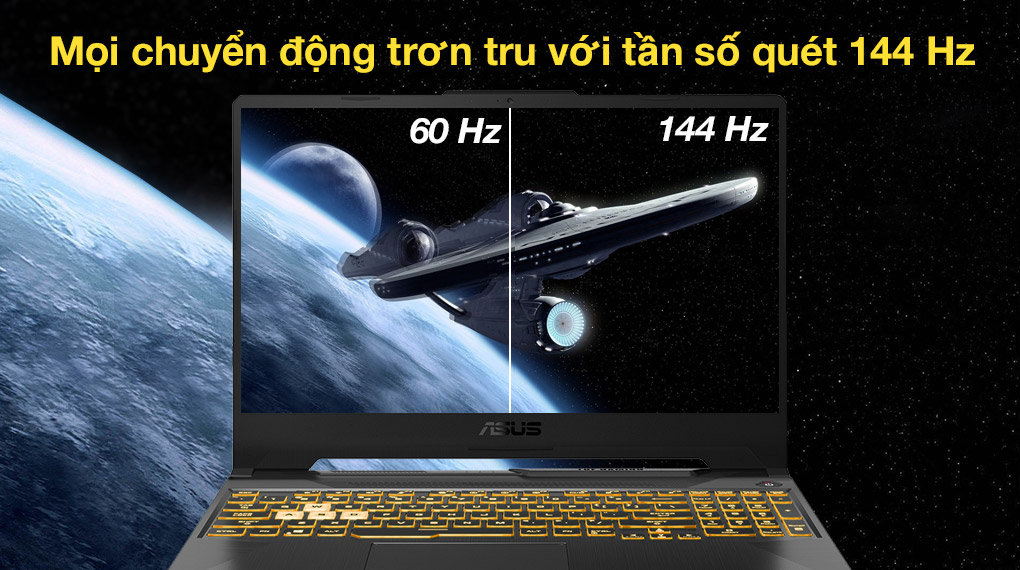 Asus TUF Gaming FX506HCB i5 11400H (HN1138W) - Tần số quét