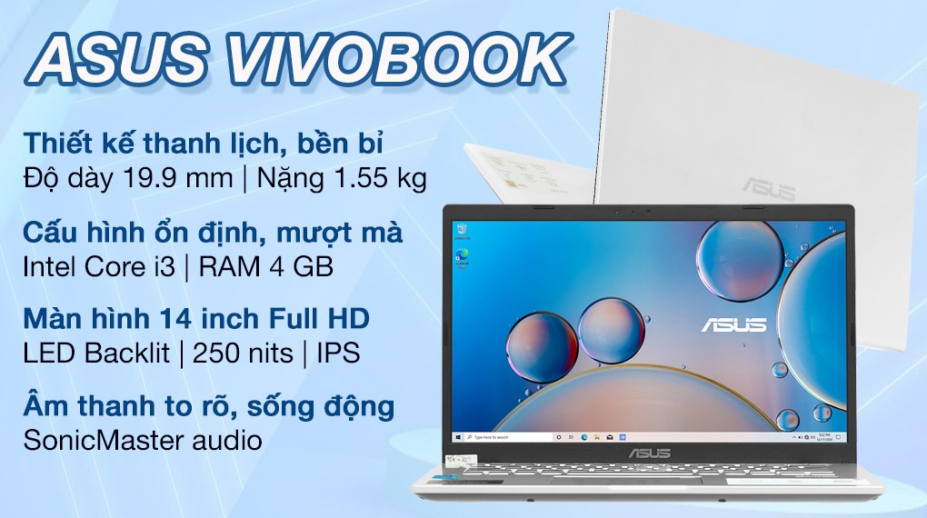 Asus VivoBook X415EA i3 1115G4 (EB638W)