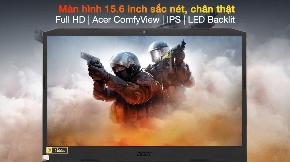 Laptop Acer Nitro 5 Gaming AN515 57 71VV i7 11800H/8GB/512GB/4GB RTX3050/144Hz/Win11 (NH.QENSV.005)