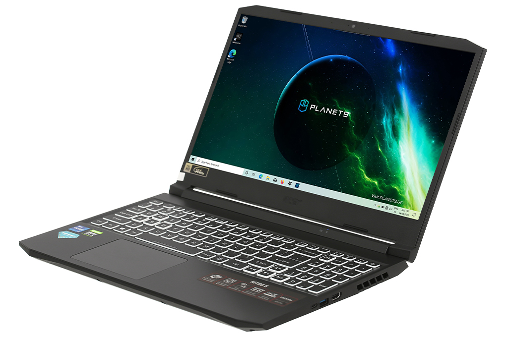 Laptop Acer Nitro 5 Gaming AN515 57 727J i7 11800H/8GB/512GB/4GB RTX3050Ti/144Hz/Win10 (NH.QD9SV.005)