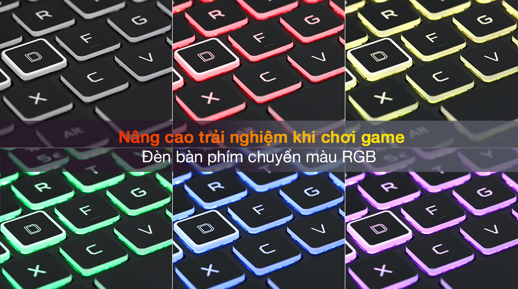 Acer Nitro 5 Gaming AN515 57 71VV i7 11800H (NH.QENSV.005) - Bàn phím