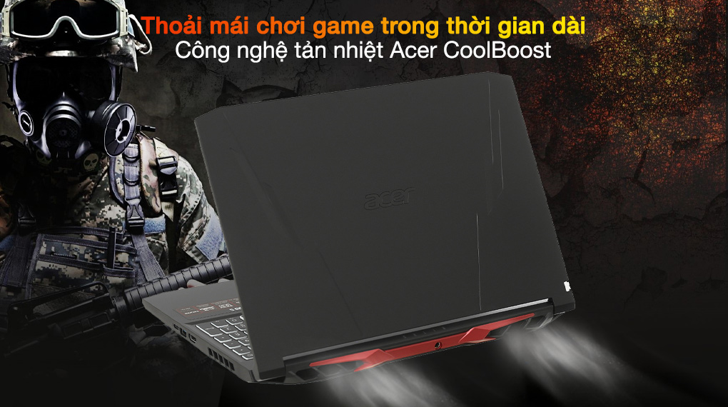 Acer Nitro 5 Gaming AN515 57 71VV i7 11800H (NH.QENSV.005) - Tản nhiệt