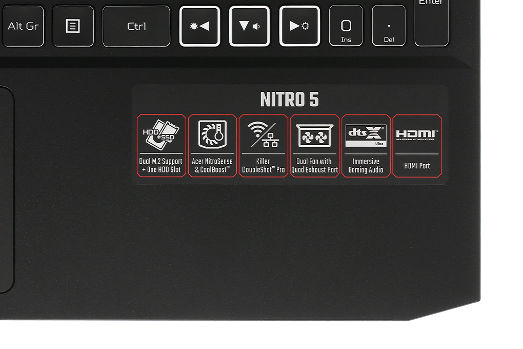 Laptop Acer Nitro 5 Gaming AN515 57 720A i7 11800H/8GB/512GB/4GB RTX3050Ti/144Hz/Win11 (NH.QEQSV.004)